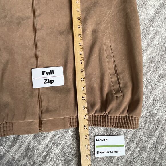 Sunderland of Scotland Full Zip Bomber‎ Jacket Men Size XL Brown Made in USA - Picture 13 of 13